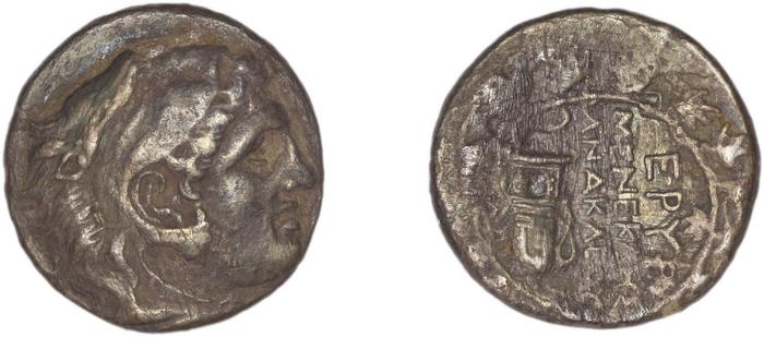 Erythrae Kinns 1980 Period III, AR III, реверс, bm