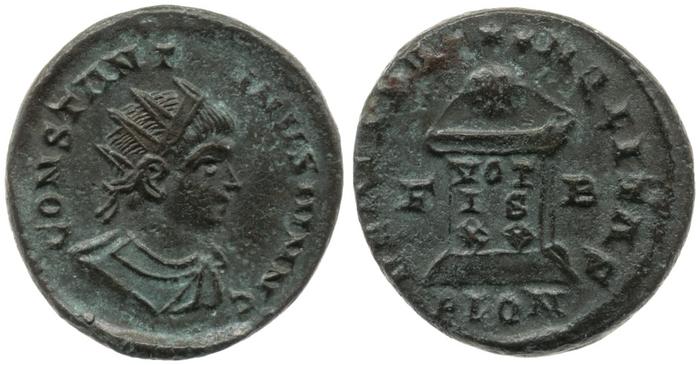 RIC VII Londinium 253, реверс, bm