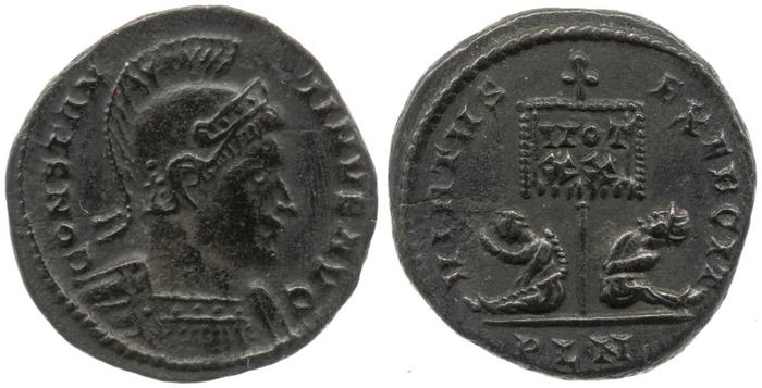 RIC VII Londinium 191, реверс, bm