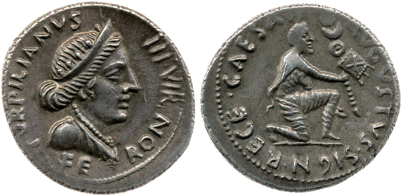 RIC I (second edition) Augustus 288, obverse, bm