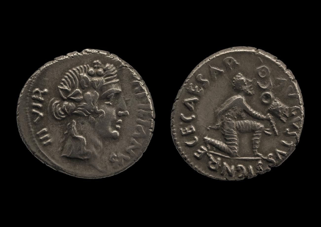 RIC I (second edition) Augustus 287, obverse, bm