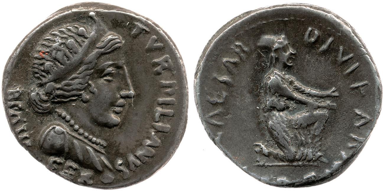 RIC I (second edition) Augustus 291, obverse, bm