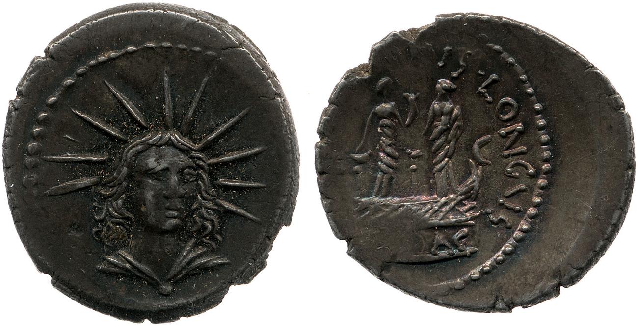 RRC 494/43b, аверс, bm