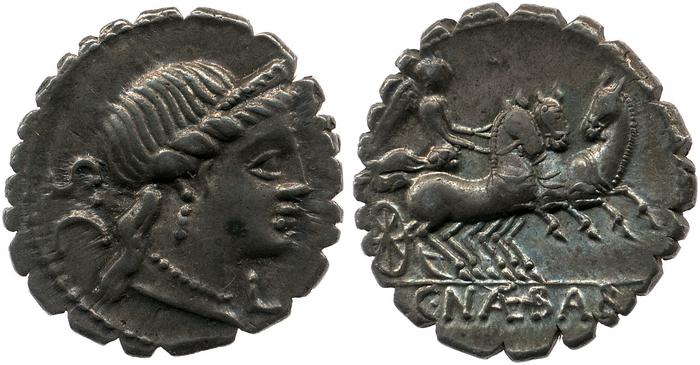 RRC 382/1a, реверс, bm