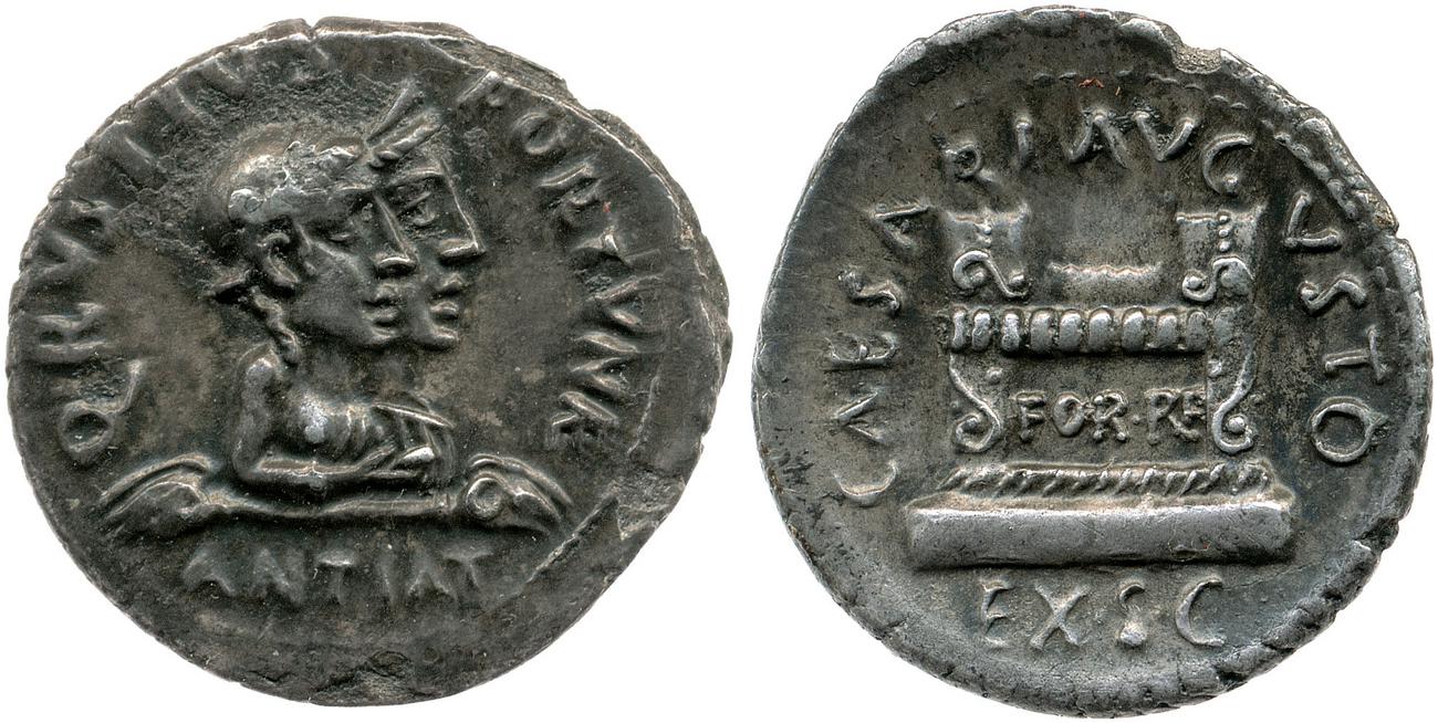 RIC I (second edition) Augustus 322, аверс, bm
