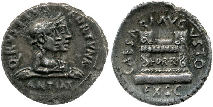 RIC I (second edition) Augustus 322, реверс, bm