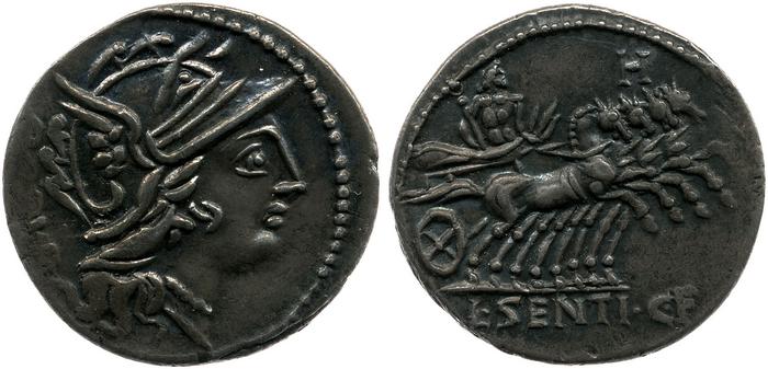 RRC 325/1a, реверс, bm