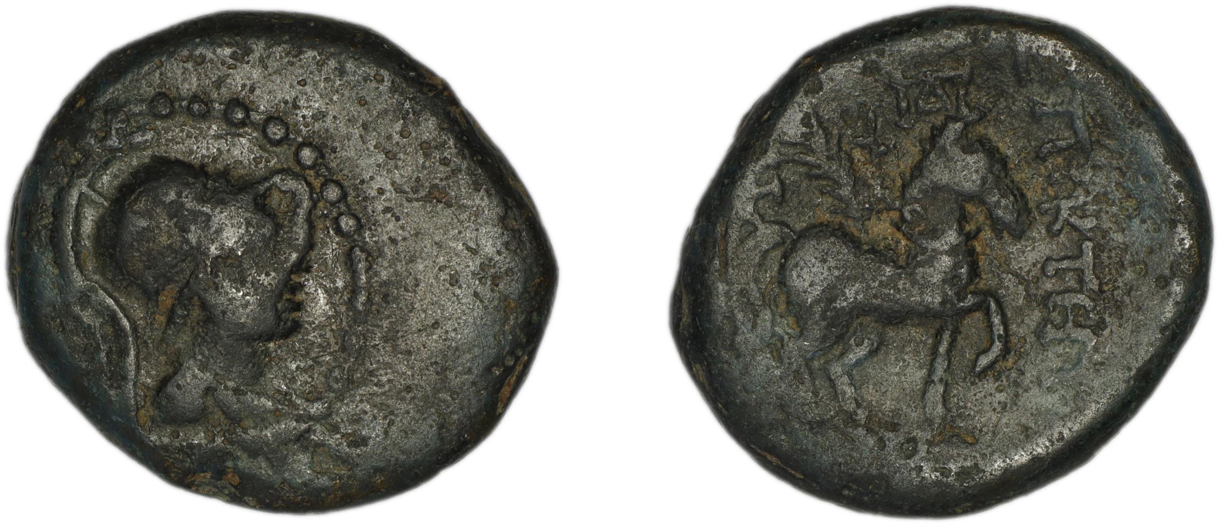 Epicteteis Aezanis BMC Epicteteis 1-3, 6-9, аверс, bm