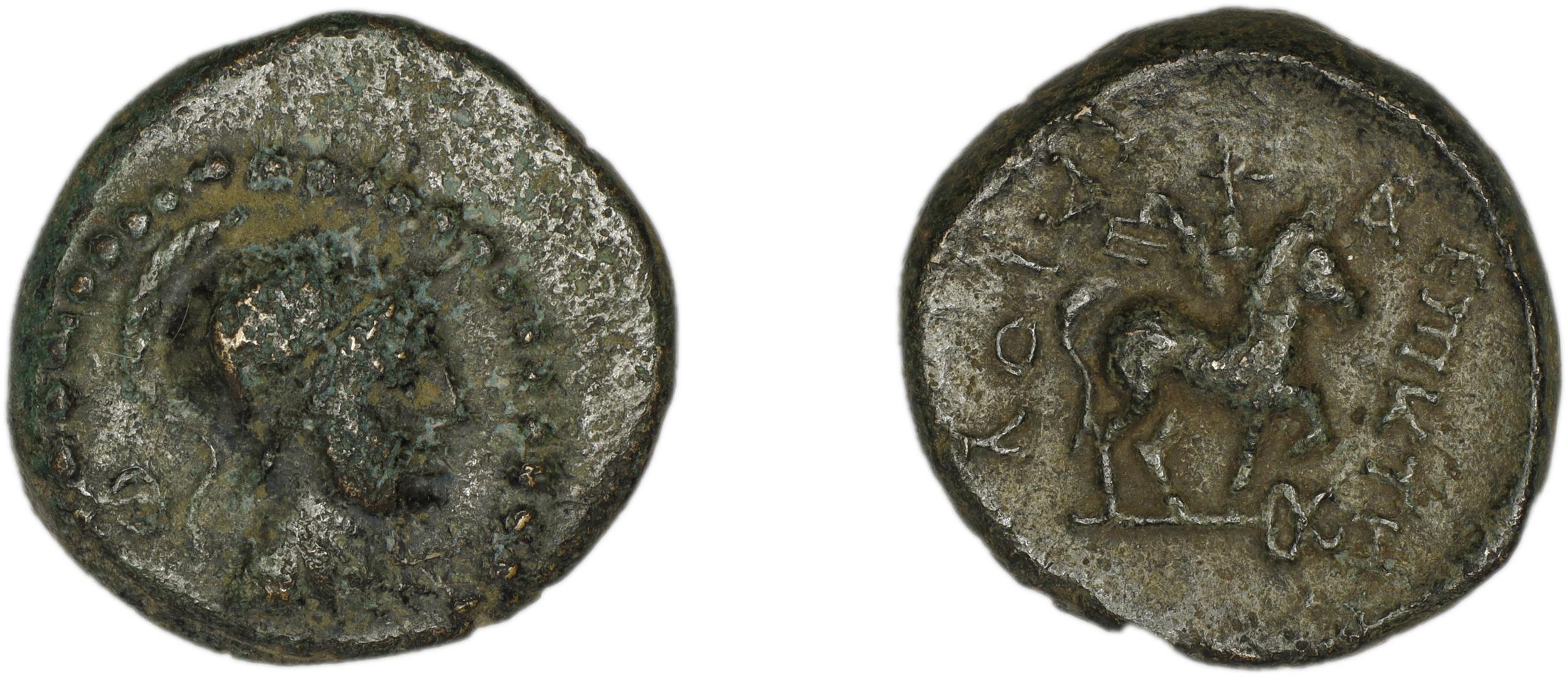 Epicteteis Aezanis BMC Epicteteis 1-3, 6-9, аверс, bm