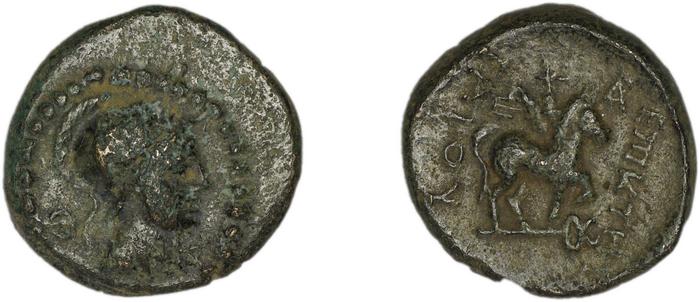 Epicteteis Aezanis BMC Epicteteis 1-3, 6-9, реверс, bm