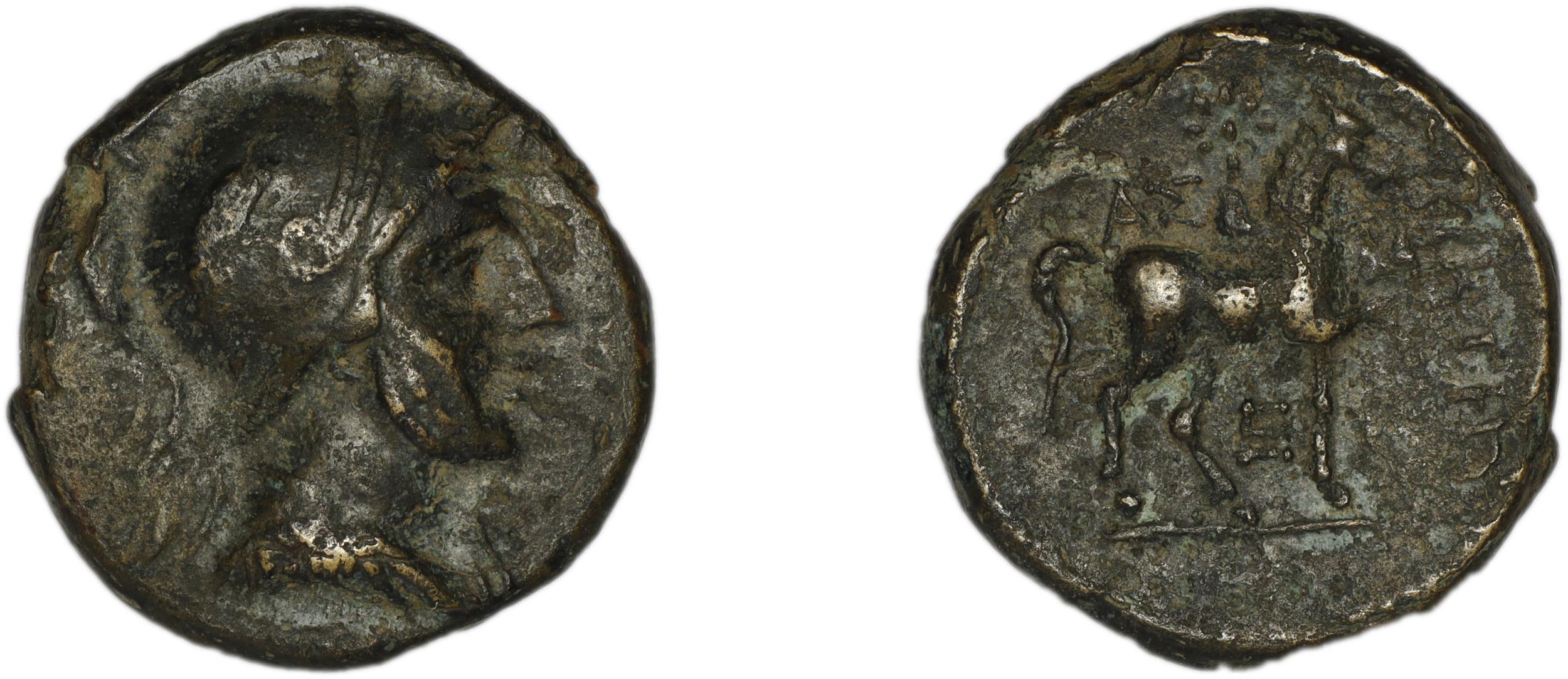 Epicteteis Aezanis BMC Epicteteis 1-3, 6-9, аверс, bm