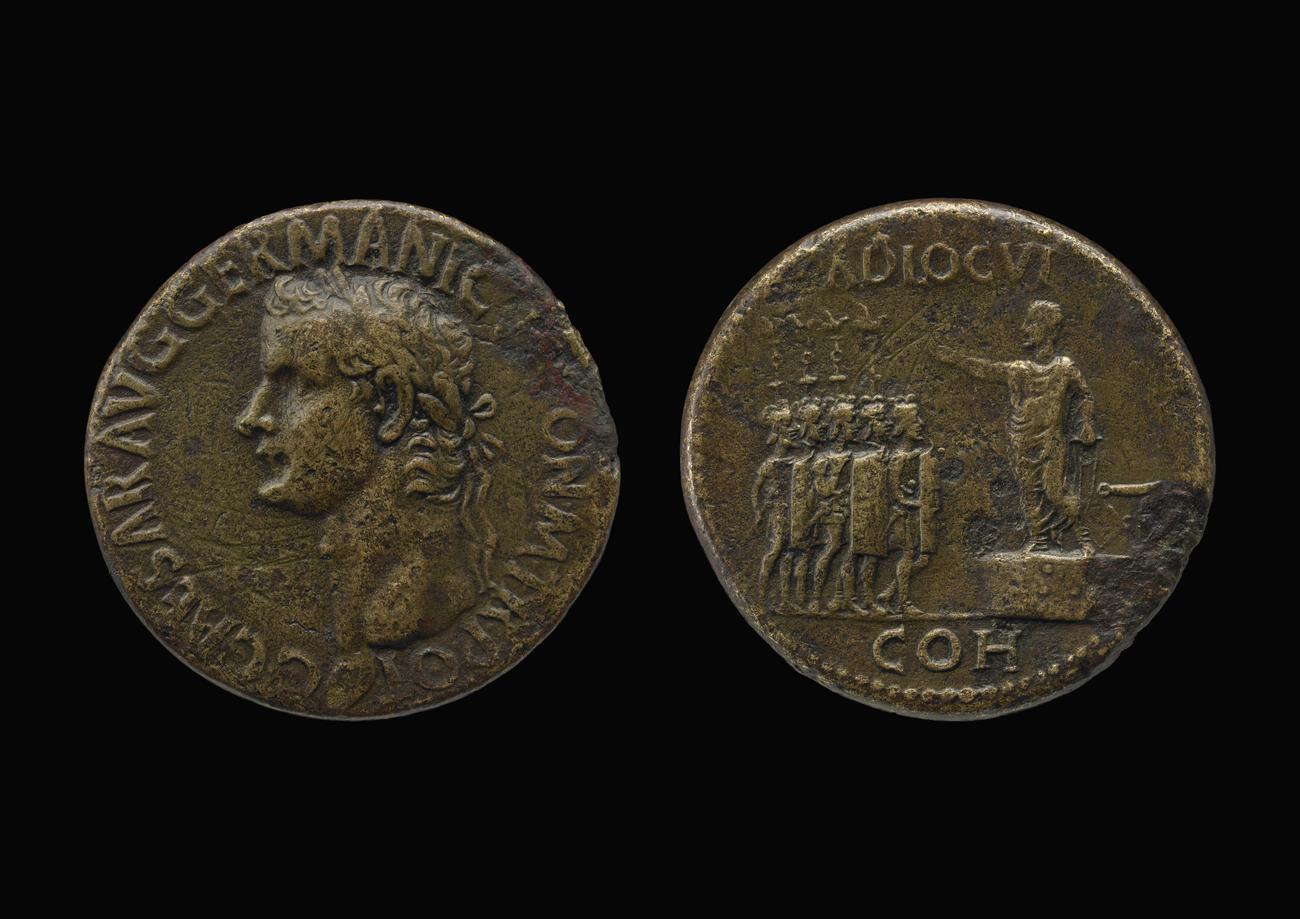 RIC I (second edition) Gaius/Caligula 32, аверс, bm