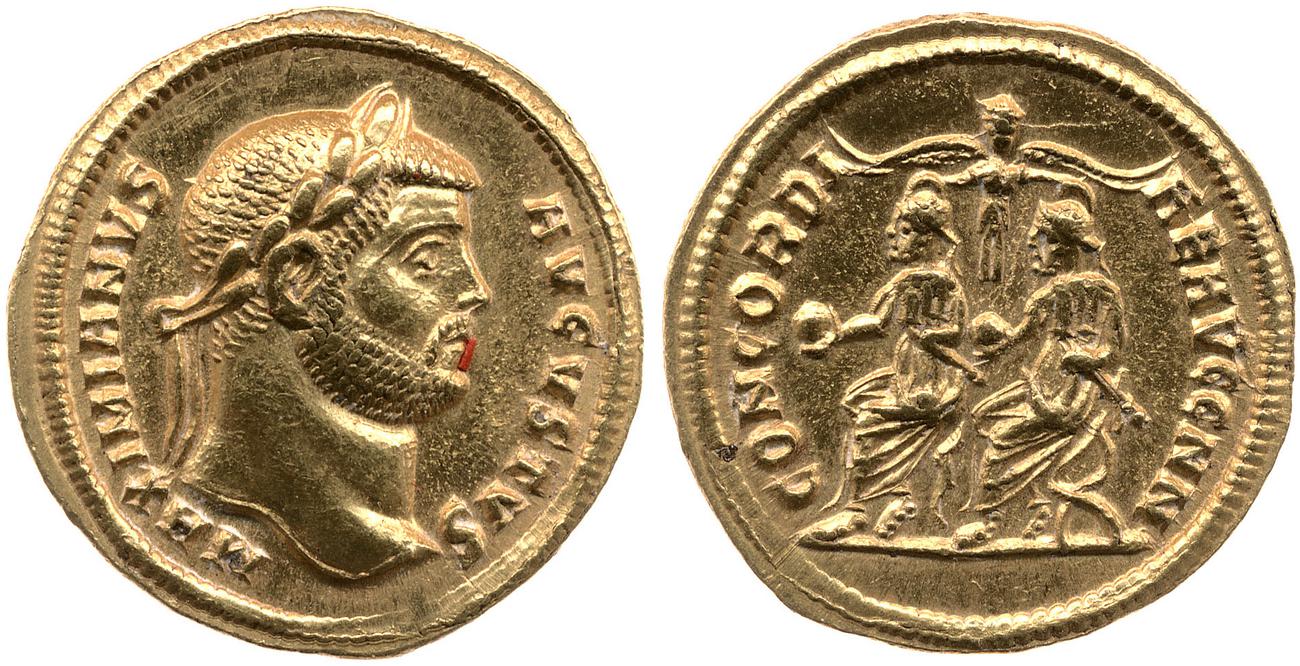 аверс RIC V Diocletian 615