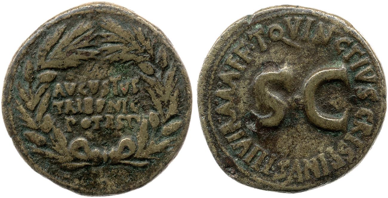аверс RIC I (second edition) Augustus 336