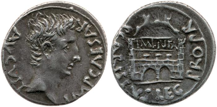 реверс RIC I (second edition) Augustus 9A