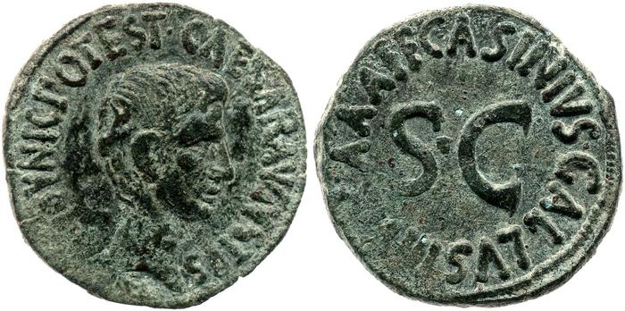 RIC I (second edition) Augustus 373, реверс, bm
