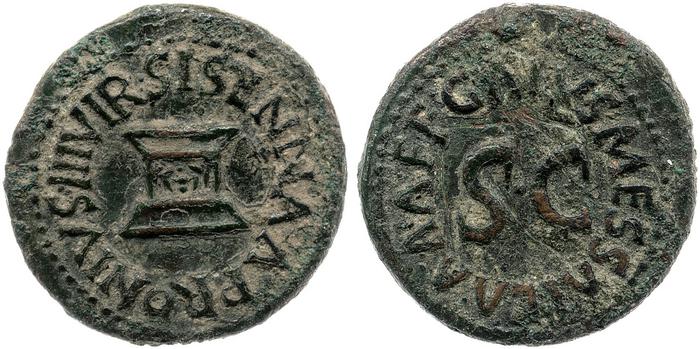 RIC I (second edition) Augustus 459, реверс, bm