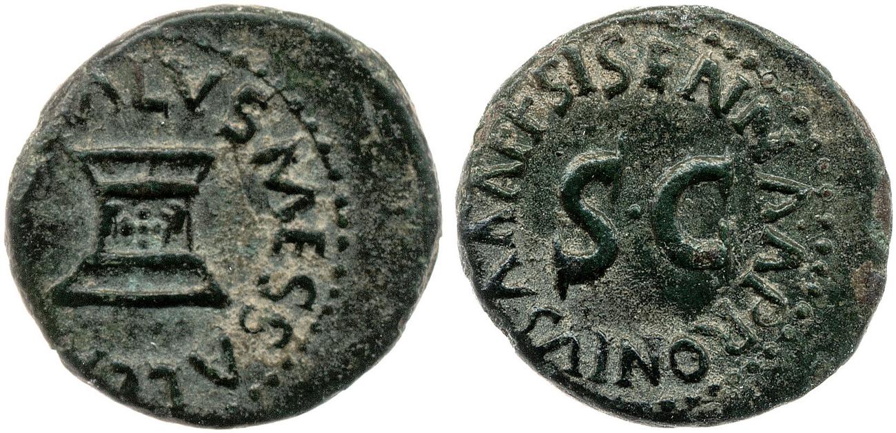 аверс RIC I (second edition) Augustus 450