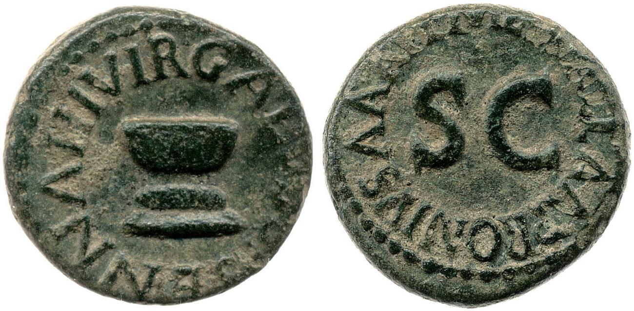 аверс RIC I (second edition) Augustus 452