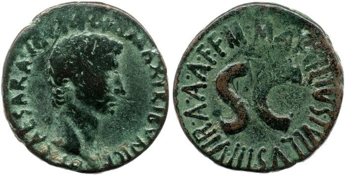 RIC I (second edition) Augustus 435, реверс, bm