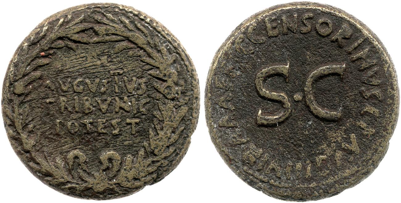 obverse RIC I (second edition) Augustus 326