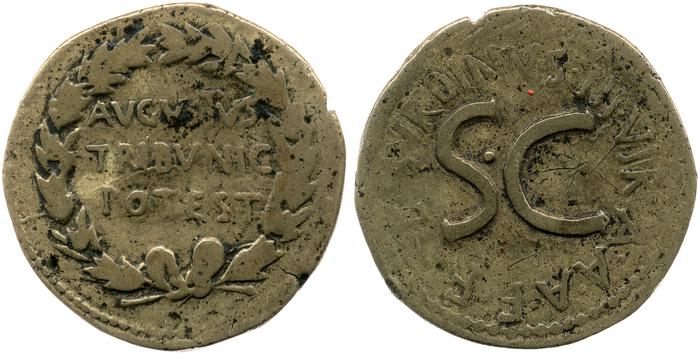 RIC I (second edition) Augustus 384, реверс, bm
