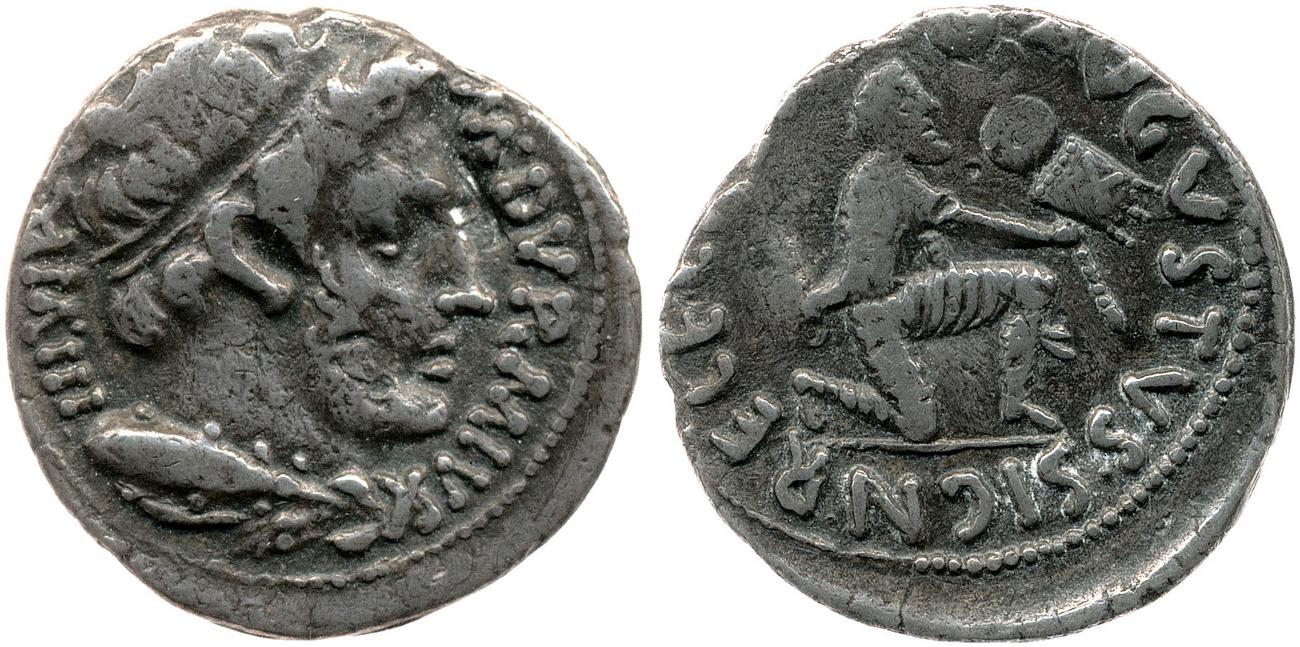 RIC I (second edition) Augustus 314, аверс, bm
