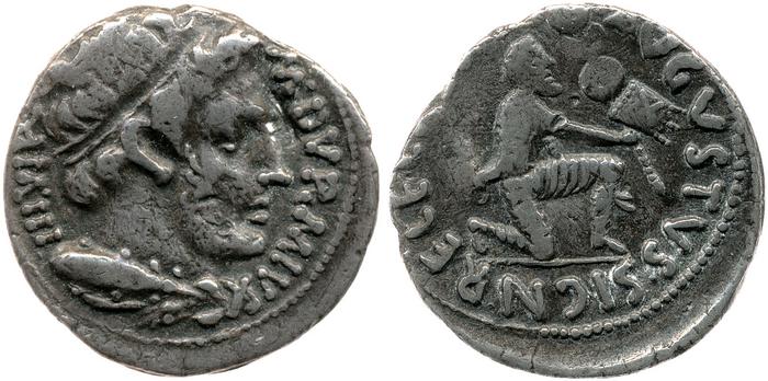 RIC I (second edition) Augustus 314, реверс, bm