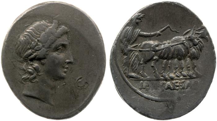 RIC I (second edition) Augustus 272, реверс, bm