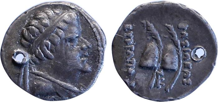 Bactrian and Indo-Greek Coinage Eucratides I 3.1, bm