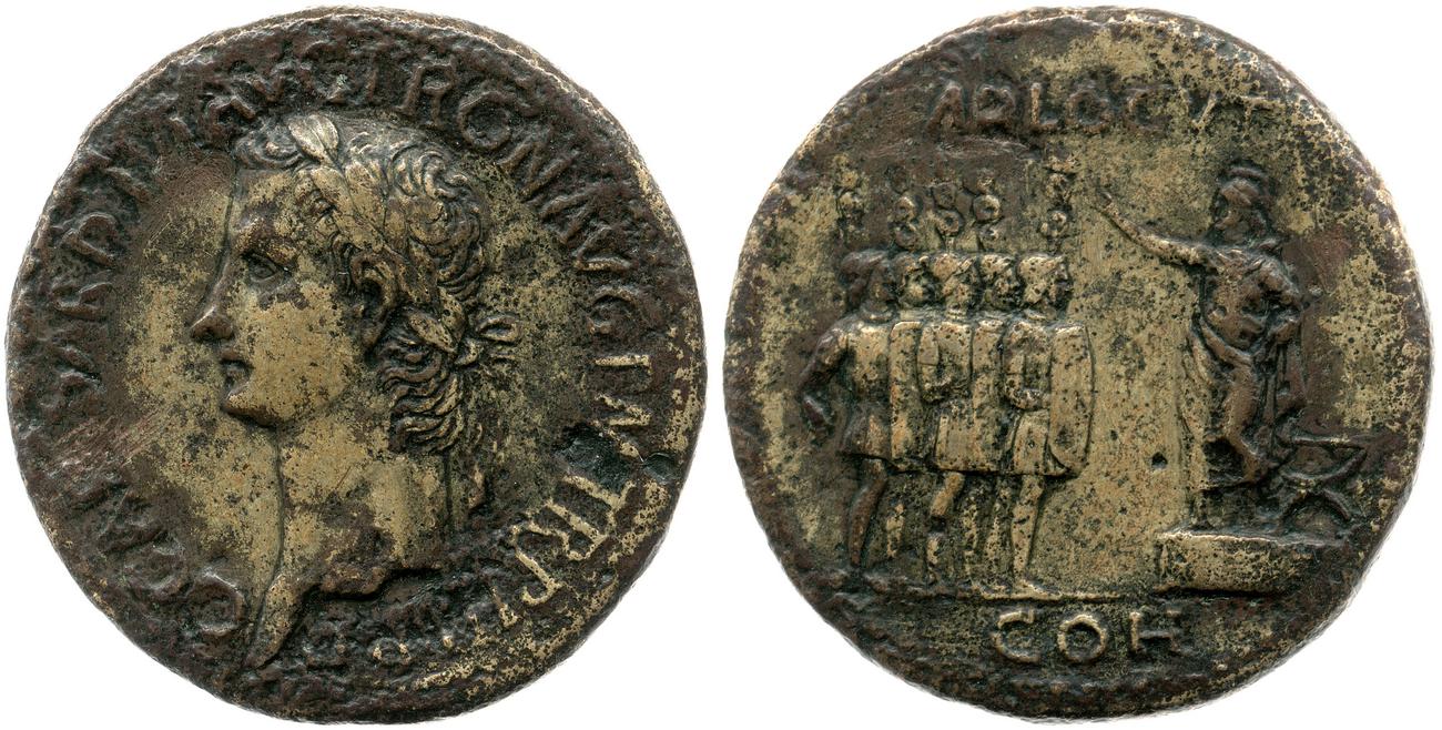 RIC I (second edition) Gaius/Caligula 48, аверс, bm