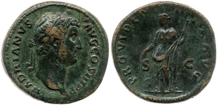 RIC II, Part 3 (second edition) Hadrian 2384, реверс, bm