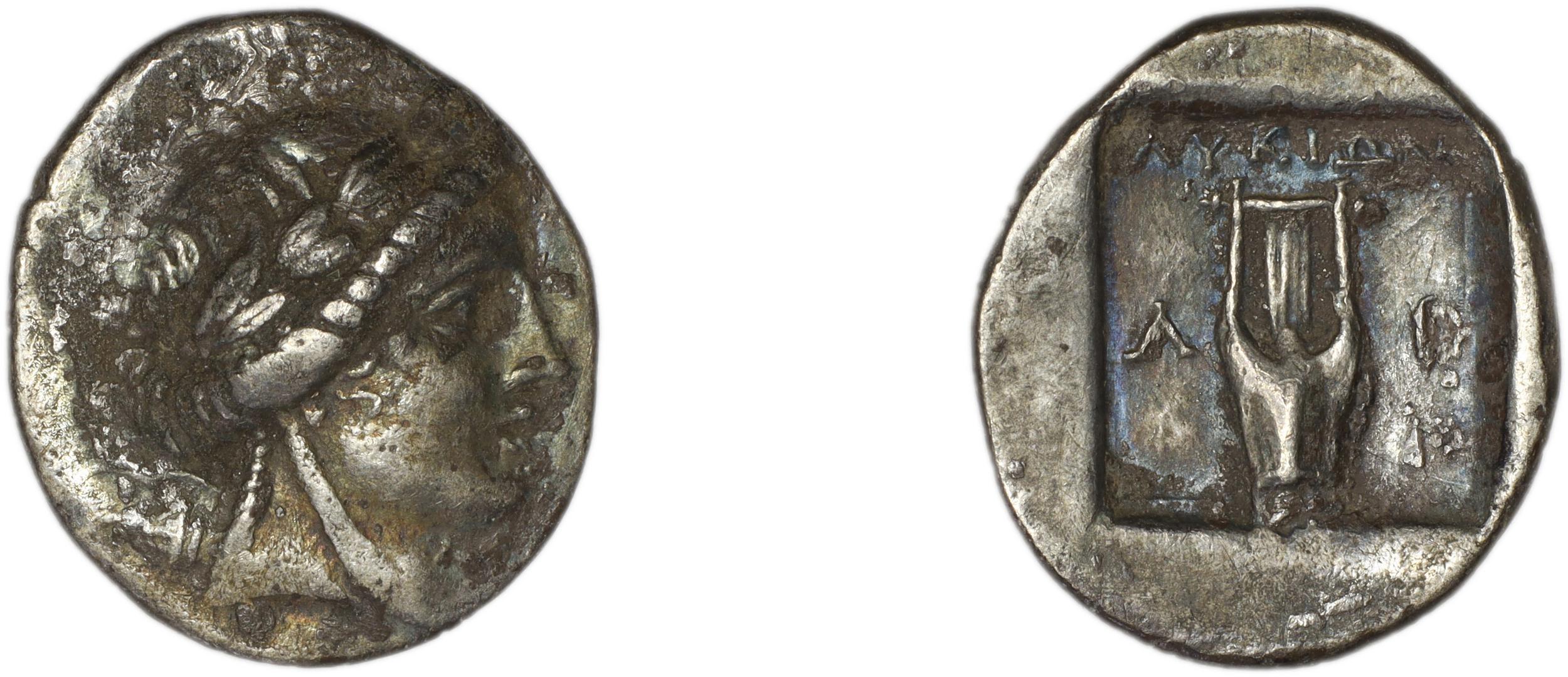 аверс Lycian League Limyra Troxell 1982 2.38