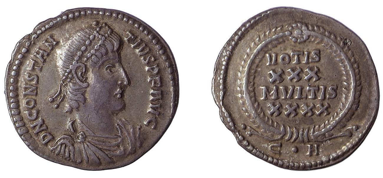 RIC VII Constantinople 102, аверс, bm