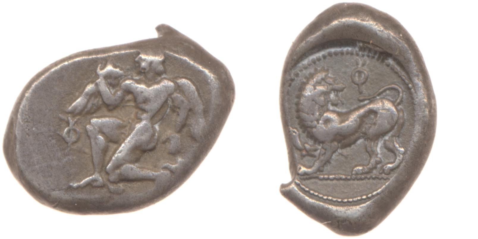 Uncertain Carian mint B Konuk 2007 M33-6, аверс, bm