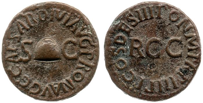 реверс RIC I (second edition) Gaius/Caligula 39