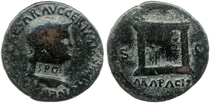 RIC I (second edition) Nero 458, реверс, bm