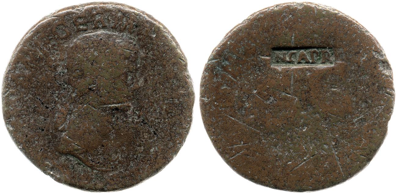 RIC I (second edition) Claudius 102, аверс, bm