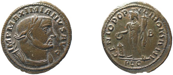 RIC VI Lugdunum 108b, реверс, bm