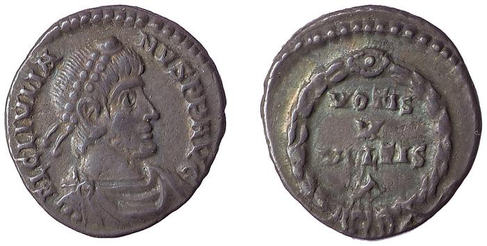 RIC VIII Lugdunum 227, реверс, bm