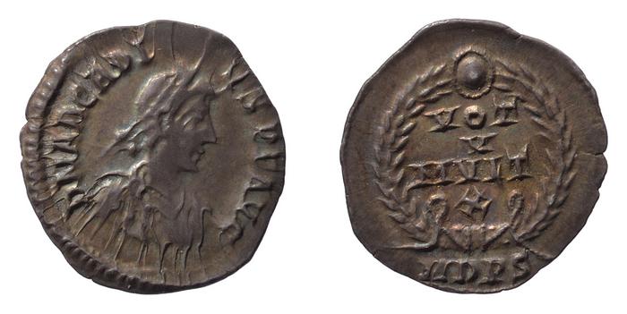 RIC IX Mediolanum 13, реверс, bm