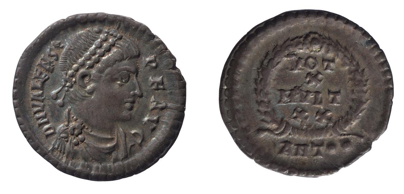 RIC IX Antioch 34B, аверс, bm