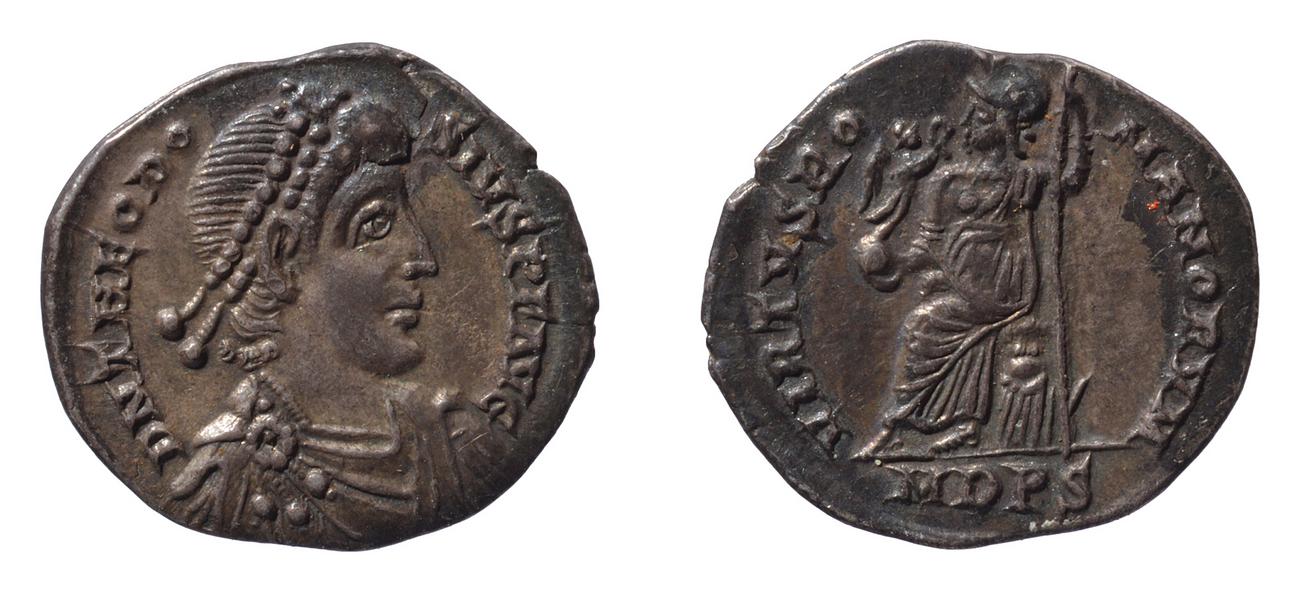 RIC IX Mediolanum 32A, аверс, bm