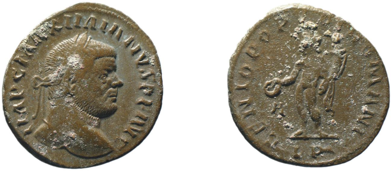 RIC VI Lugdunum 27b, аверс, bm