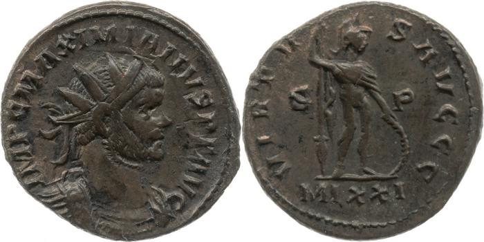 реверс RIC V Carausius issuing for Diocletian/Maximian 39