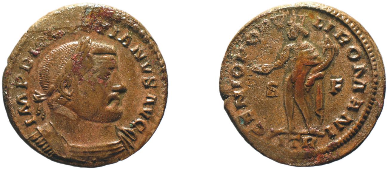 RIC VI Treveri 524a, аверс, bm