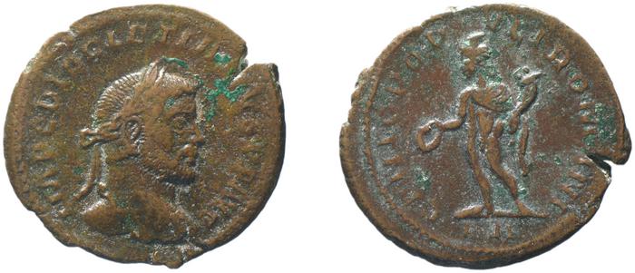 RIC VI Lugdunum 2a, реверс, bm