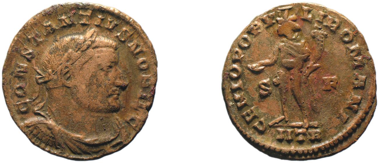 RIC VI Treveri 531, аверс, bm