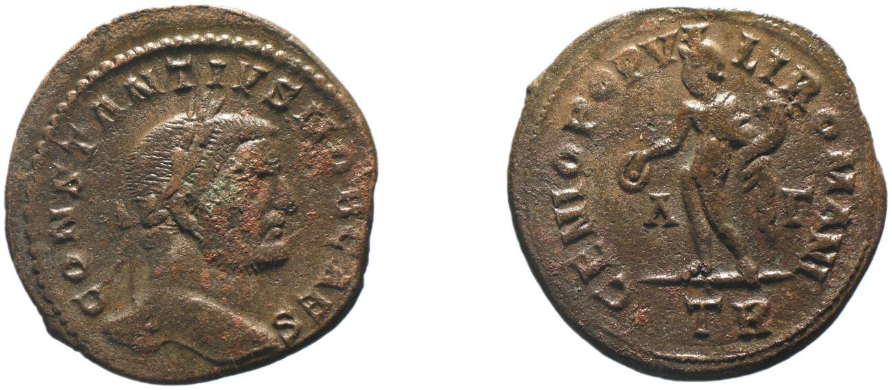 RIC VI Treveri 213a, аверс, bm