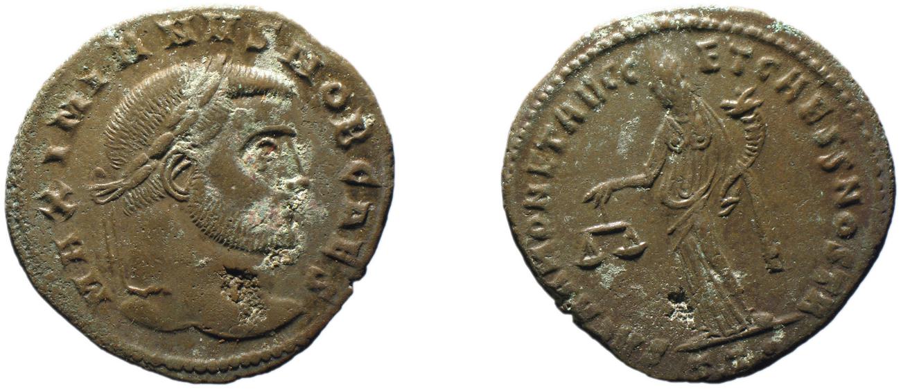 аверс RIC VI Ticinum 44b